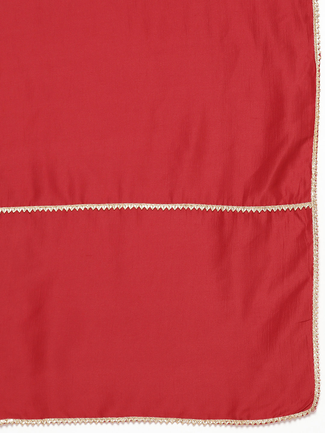Embroidered Silk Flared kurta,pant with dupatta set ( JOKS D52R 1535 Red )
