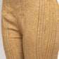 Women Beige & Black Striped Kurta with Trousers & Red Printed Dupatta ( JOKS D5R 1317 Golden )