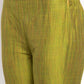 Jompers Women Green Self-Striped Kurta with Trousers & Art Silk Dupatta ( JOKS D7G 1310 Green )