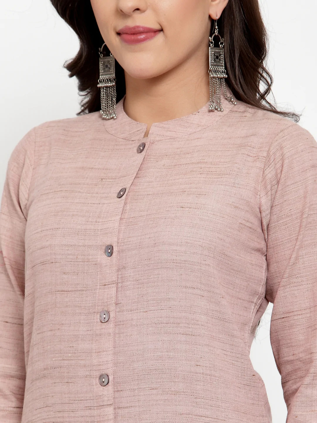 Jompers Women Pink Solid Kurta with Trousers & Dupatta (JOKS D8P 1332 Pink)