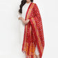 Jompers Women Off-White Solid Kurta with Trousers & Dupatta (JOKS D8R 1332 Off-White)