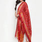 Jompers Women Off-White Solid Kurta with Trousers & Dupatta (JOKS D8R 1332 Off-White)