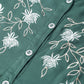 Jompers Women Green & White Yoke Design A-Line Kurta ( JOK 1299 Teal )