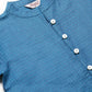 Jompers Women Blue Woven Design Jacquard Weave A-Line Kurta (JOK 1330 Green)