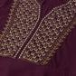 Jompers Women Purple Embroidered Yoke Design A-Line Kurta (JOK 1352 Purple)