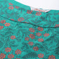 Jompers Women Rama Green & Pink Printed Straight Kurta ( JOK 1363 Rama )
