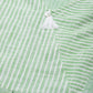 Jompers Women Green Pure Cotton Striped Pleated Kurta ( JOK 1369 Green )