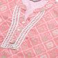 Jompers Women Pink & Off White Floral Printed Kurta ( JOK 1375 Pink )