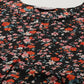 Jompers Women Black & Orange Floral Printed Floral Kurta ( JOK 1407 Black )