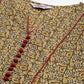 Women Brown and Olive Printed Straight Pure Cotton Kurta ( JOK 1418 Brown )