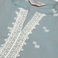 Women Grey Cotton Jacquard Geometric Printed Kurta ( JOK 1431 Grey )