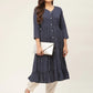 Women Royal Blue Printed Kurtas ( JOK 1433 Royal )
