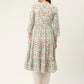 Women Sky Blue Floral Printed Kurtas ( JOK 1433 Sky )
