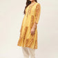 Women Mustard Georgette Tiger Printed Kurtas ( JOK 1435 Mustard )