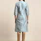 Grey Striped Thread Work Kurta ( JOK 1450 Grey )