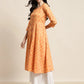 Printed Anarkali Kurta ( JOK 1452 Yellow )