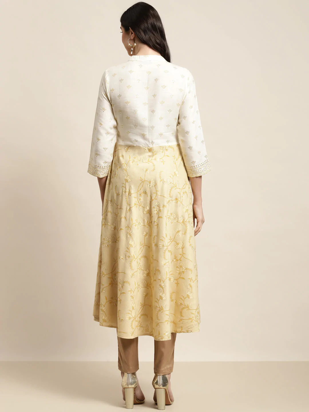 Yok-Design Faired Kurta ( JOK 1454 Yellow )