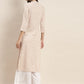 Ethnic Motifs Printed Lurex Kurta ( JOK 1467 Brown )