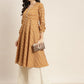 Printed Anarkali Kurta ( JOK 1468 Yellow )