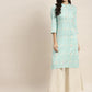 Printed Gotta Patti Kurta ( JOK 1469 Gren )