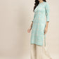 Printed Gotta Patti Kurta ( JOK 1469 Gren )