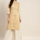 Printed Gotta Patti Kurta ( JOK 1469 Mustard )