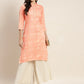 Printed Gotta Patti Kurta ( JOK 1469 Orange )