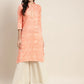 Printed Gotta Patti Kurta ( JOK 1469 Orange )
