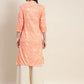 Printed Gotta Patti Kurta ( JOK 1469 Orange )