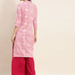 Printed Gotta Patti Kurta ( JOK 1469 Pink )