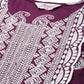 Women Paisley Embroidered Sequinned Chikankari Kurta ( JOK 1479 Purple )