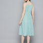 Sequin work, anarkali ethnic dress ( JOK 1494 Light-Blue )