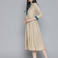 Sequin work, flared ethnic dress ( JOK 1536 Beige )
