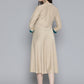 Sequin work, flared ethnic dress ( JOK 1536 Beige )