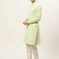 Jompers Men's Green Embroidered Kurta Only ( KO 626 Green )