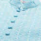 Jompers Men's Sky Embroidered Kurta Payjama Sets ( JOKP 626 Sky )