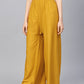 Women Mustard Straight Elasticated Palazzo ( JOPL 2121 Mustard )
