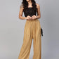 Jompers Women Beige & Black Striped Straight Palazzos ( JOPL 2122 Beige)