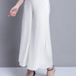 Women Off-White Straight Partially Elasticated Palazzo ( JOPL 2137Off-White )