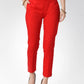 Jompers Women Red Smart Slim Fit Solid Regular Trousers ( JOP 2119 Red )