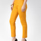 Jompers Women Mustard Smart Slim Fit Solid Regular Trousers ( JOP 2119 Yellow )