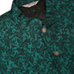 Men's Green Woven Design Nehru Jacket.( JOWC 4004 Green )