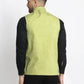 Jompers Men's Green Solid Nehru Jacket with Square Pocket ( JOWC 4024Green )