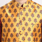 Jompers Men's Yellow Digital Printed Yellow Waistcoat ( JOWC 4025Yellow )