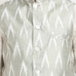 Jompers Men's Grey Ikat Printed Nehru Jacket ( JOWC 4030Grey )