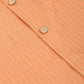 Men Peach & Golden Embroidered Nehru Jackets ( JOWC 4043 Peach )