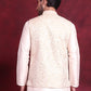 Woven Design Nehru Jacket ( JOWC 4087 Cream )