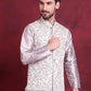 Woven Design Nehru Jacket ( JOWC 4087 Grey )