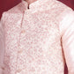 Woven Design Nehru Jacket ( JOWC 4087 Pink )