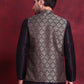 Woven Design Nehru Jacket ( JOWC 4088 Golden )